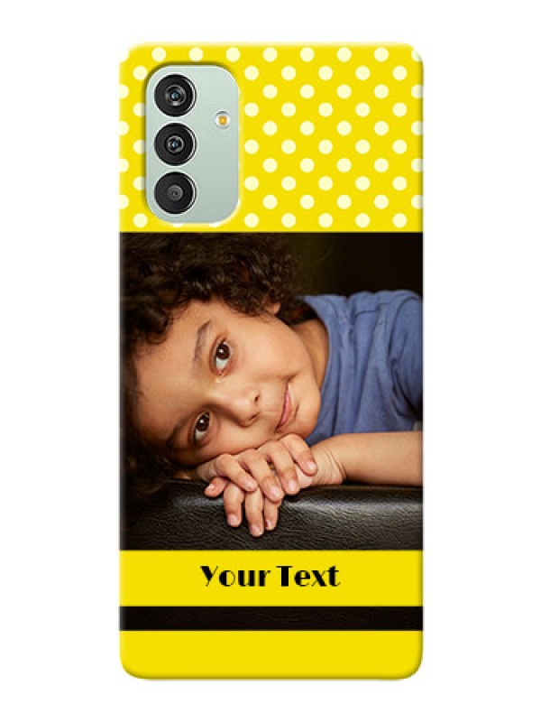 Custom Galaxy A04s Custom Mobile Covers: Bright Yellow Case Design