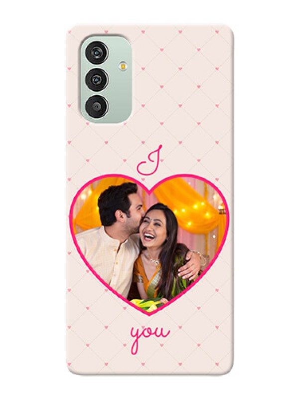 Custom Galaxy A04s Personalized Mobile Covers: Heart Shape Design