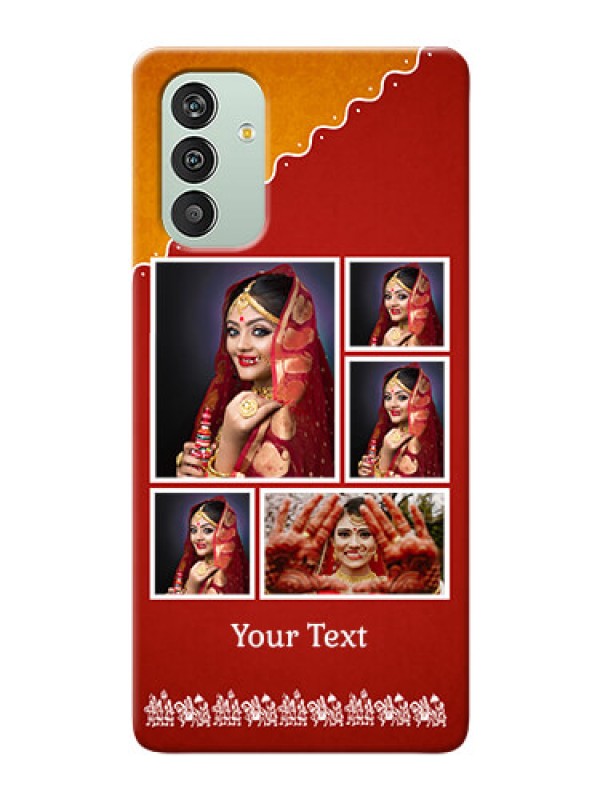 Custom Galaxy A04s customized phone cases: Wedding Pic Upload Design