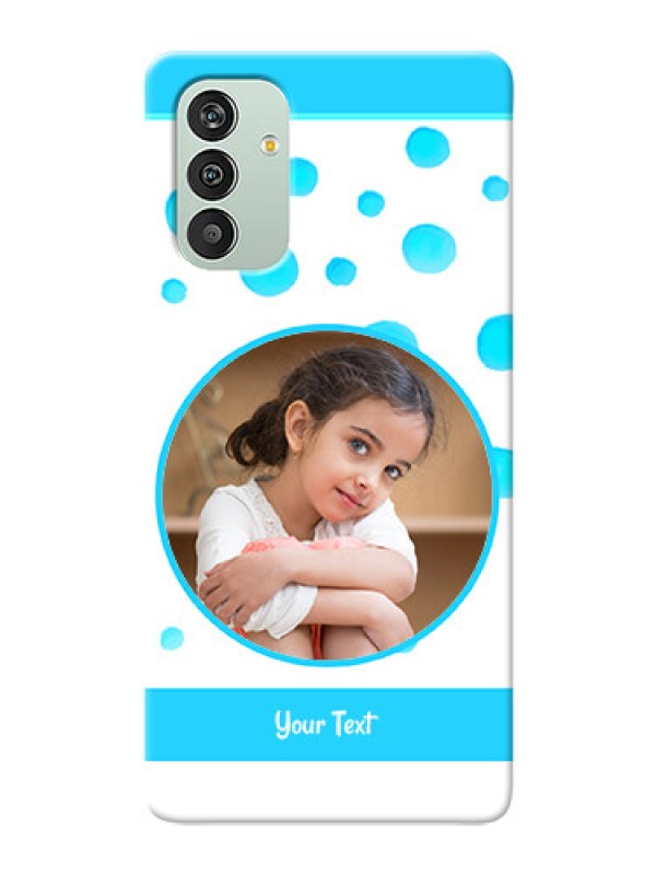 Custom Galaxy A04s Custom Phone Covers: Blue Bubbles Pattern Design