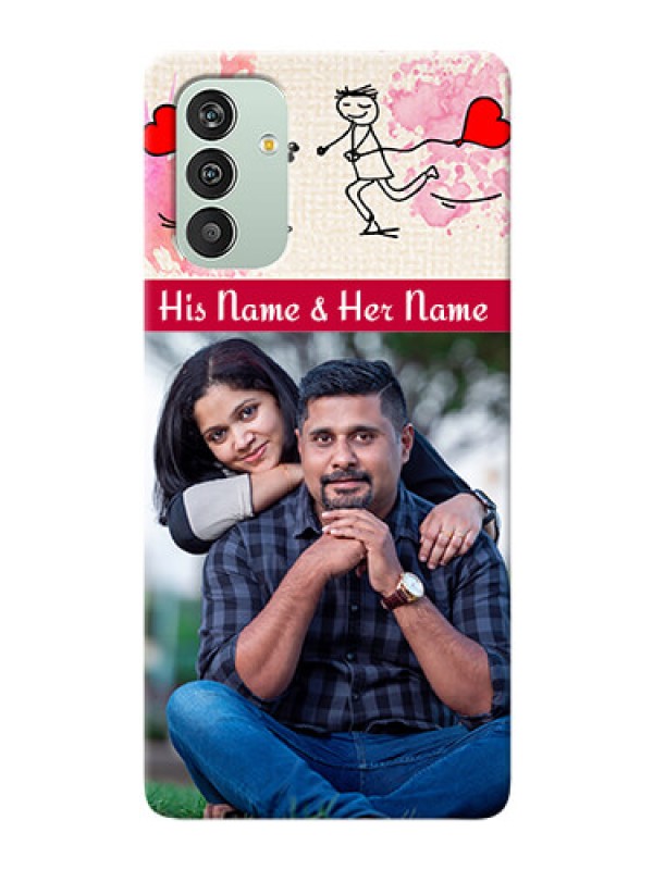 Custom Galaxy A04s phone back covers: You and Me Case Design