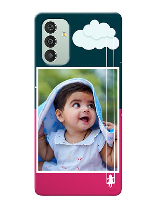 Custom Galaxy A04s custom phone covers: Cute Girl with Cloud Design