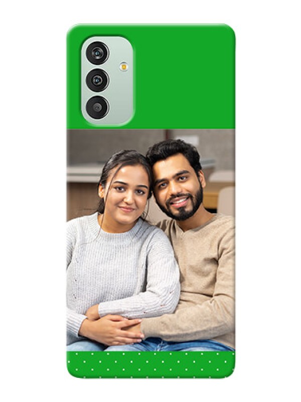 Custom Galaxy A04s Personalised mobile covers: Green Pattern Design