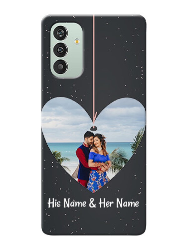 Custom Galaxy A04s custom phone cases: Hanging Heart Design