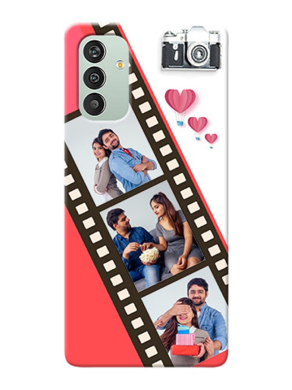Custom Galaxy A04s custom phone covers: 3 Image Holder with Film Reel