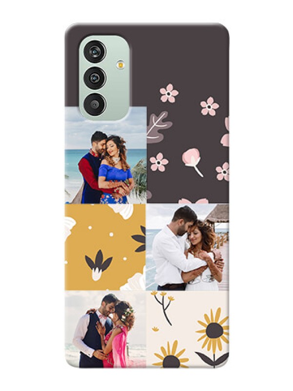 Custom Galaxy A04s phone cases online: 3 Images with Floral Design