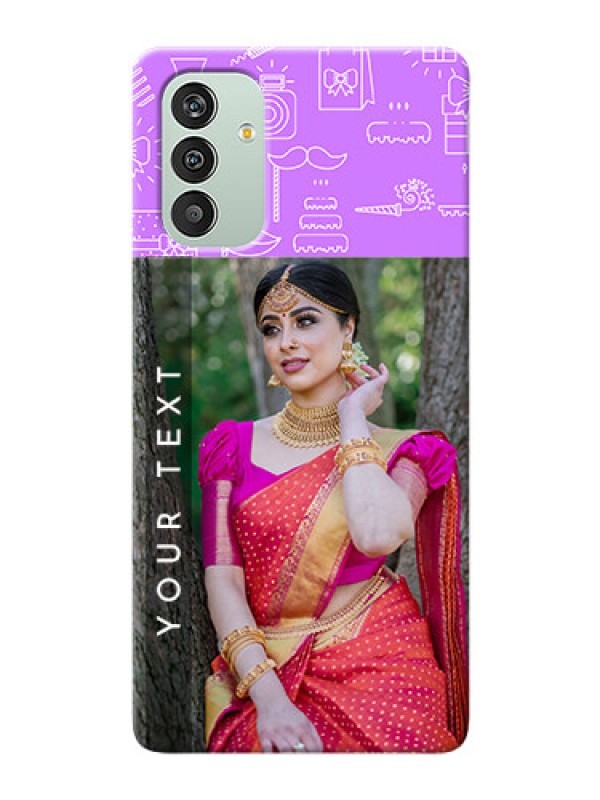 Custom Galaxy A04s Personalized Phone Cases: Birthday Icons Design