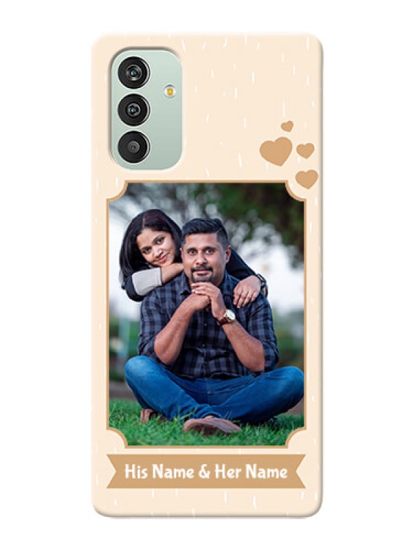 Custom Galaxy A04s mobile phone cases with confetti love design 