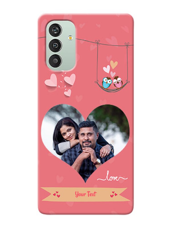 Custom Galaxy A04s custom phone covers: Peach Color Love Design 
