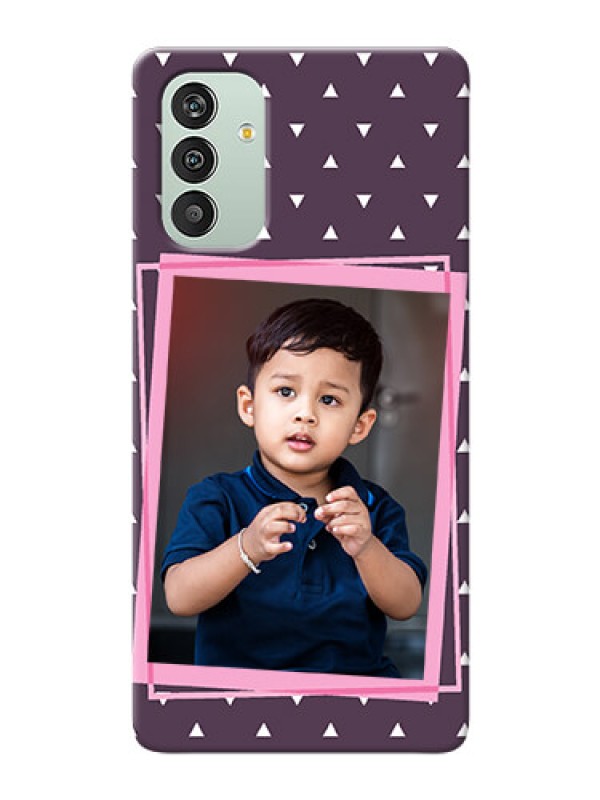 Custom Galaxy A04s Phone Cases: Triangle Pattern Dotted Design