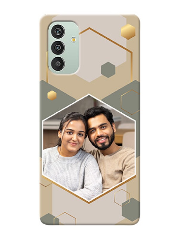Custom Galaxy A04S Phone Back Covers: Stylish Hexagon Pattern Design