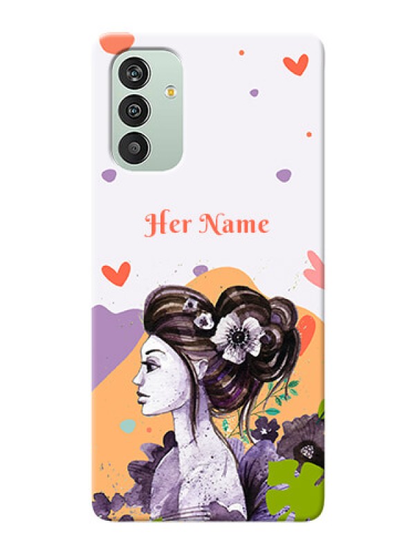 Custom Galaxy A04S Custom Mobile Case with Woman And Nature Design