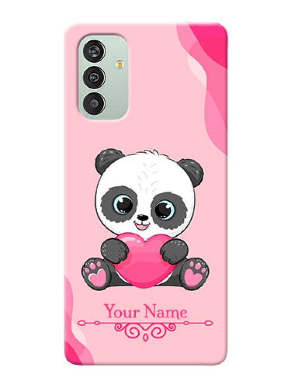 Custom Galaxy A04S Mobile Back Covers: Cute Panda Design