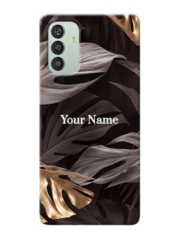 Custom Galaxy A04S Mobile Back Covers: Wild Leaves digital paint Design