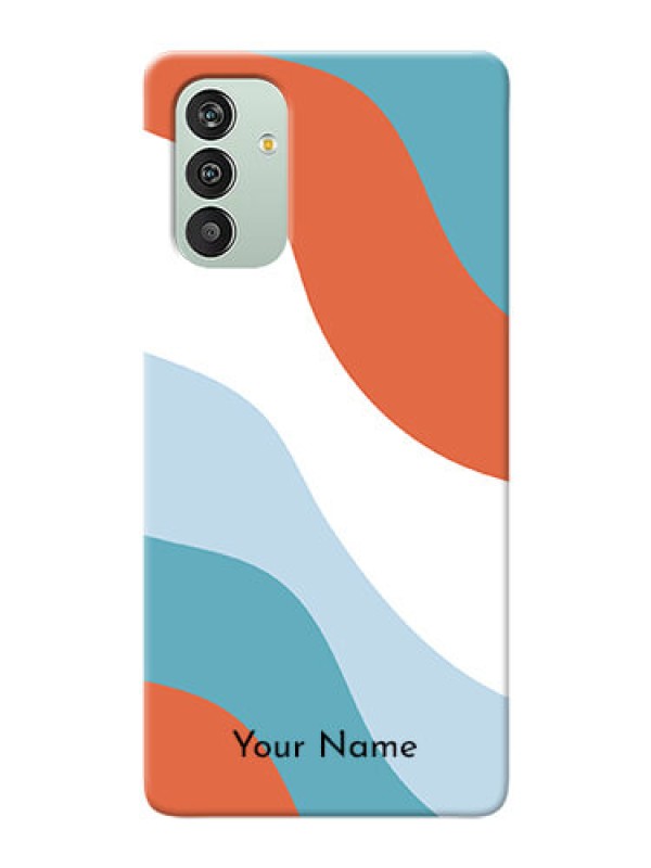 Custom Galaxy A04S Mobile Back Covers: coloured Waves Design