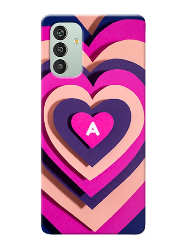 Custom Galaxy A04S Custom Mobile Case with Cute Heart Pattern Design