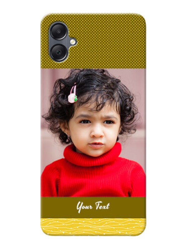 Custom Galaxy A05 custom mobile back covers: Simple Green Color Design