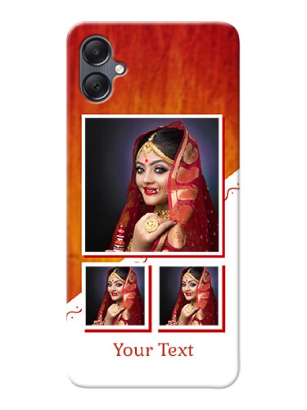 Custom Galaxy A05 Personalised Phone Cases: Wedding Memories Design