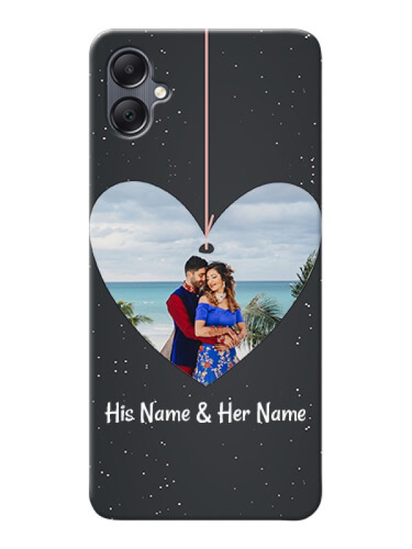 Custom Galaxy A05 custom phone cases: Hanging Heart Design