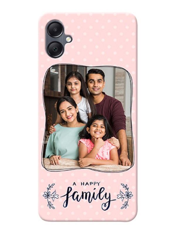 Custom Galaxy A05 Personalized Phone Cases: Family with Dots Design