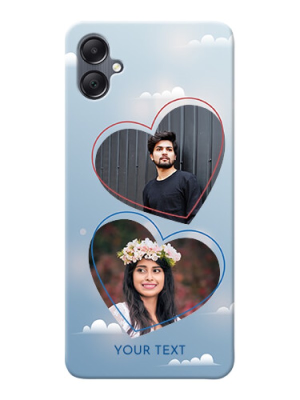 Custom Galaxy A05 Phone Cases: Blue Color Couple Design