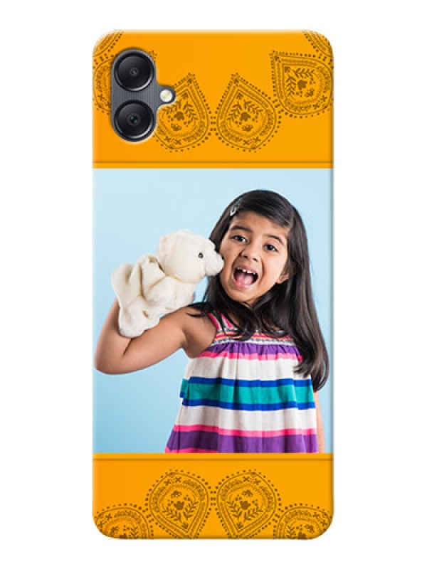 Custom Galaxy A05 custom mobile back covers: Photo Wedding Design