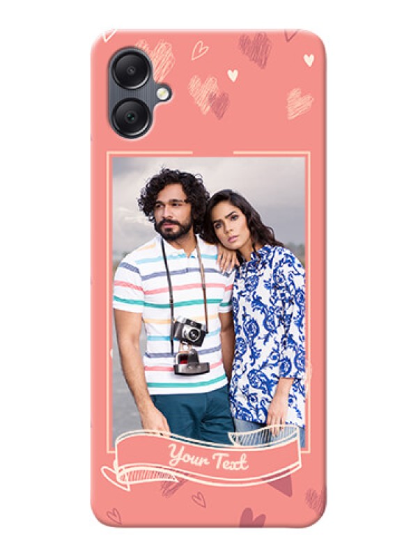 Custom Galaxy A05 custom mobile phone cases: love doodle art Design