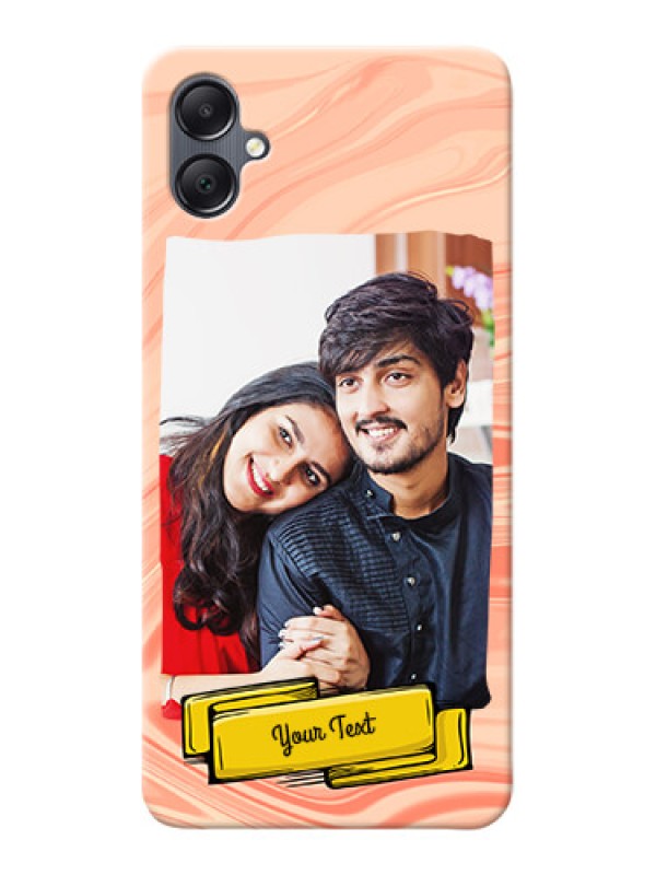 Custom Galaxy A05 Customized Phone Cases: Marble Texture Design