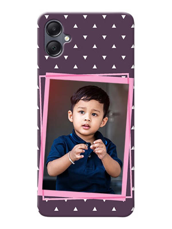 Custom Galaxy A05 Phone Cases: Triangle Pattern Dotted Design