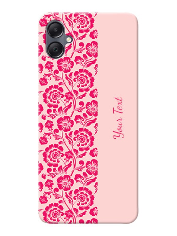 Custom Galaxy A05 Custom Phone Case with Attractive Floral Pattern Design