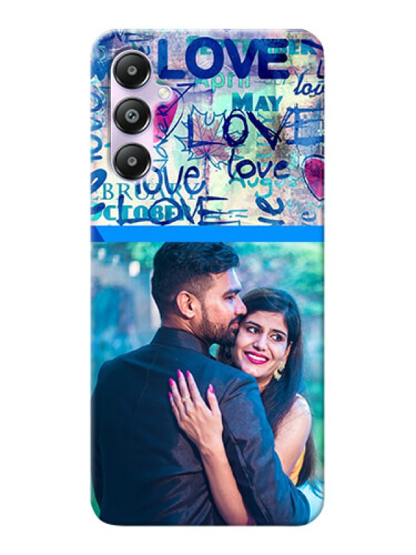 Custom Galaxy A05s Mobile Covers Online: Colorful Love Design