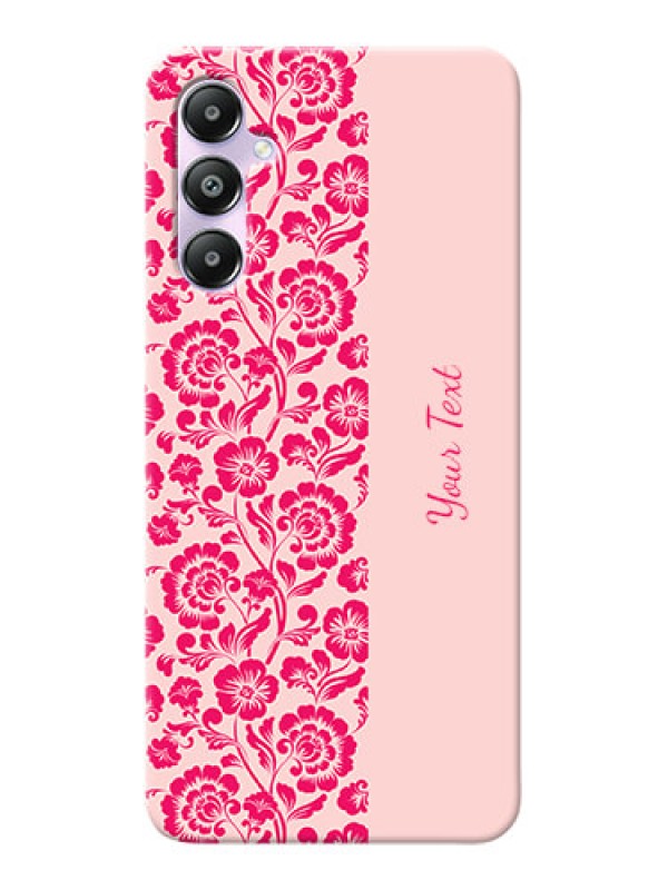 Custom Galaxy A05s Custom Phone Case with Attractive Floral Pattern Design