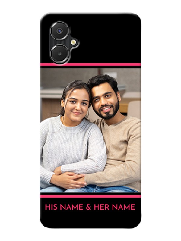 Custom Galaxy A06 Custom Hard Phone Case - With Add Text Design