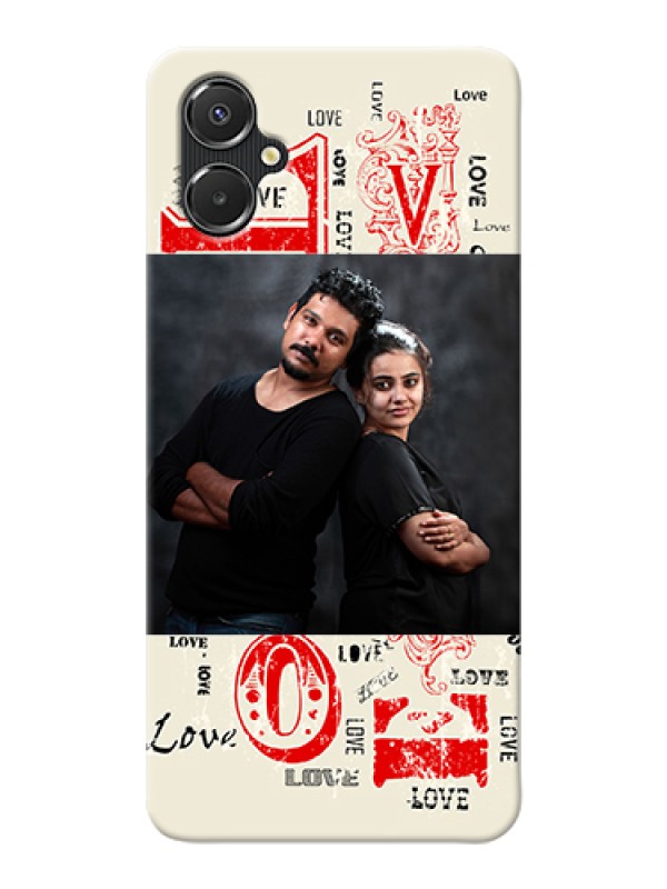 Custom Galaxy A06 Custom Hard Phone Case - Trendy Love Design Case