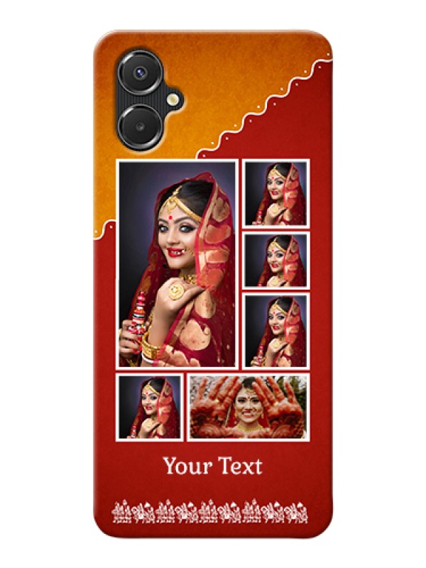 Custom Galaxy A06 Custom Hard Phone Case - Wedding Pic Upload Design