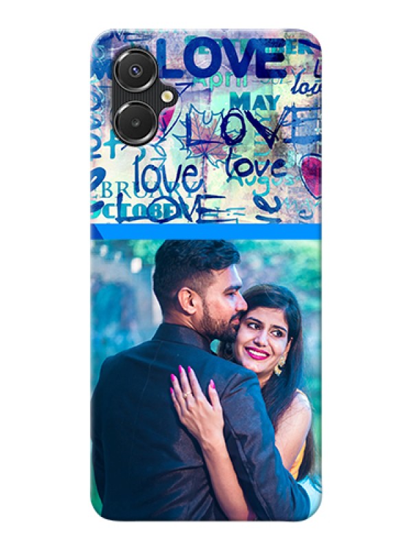 Custom Galaxy A06 Custom Hard Phone Case - Colorful Love Design