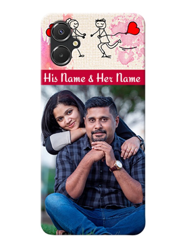 Custom Galaxy A06 Custom Hard Phone Case - You And Me Case Design