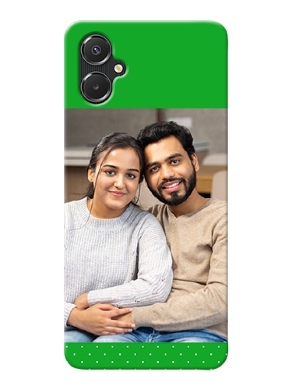 Custom Galaxy A06 Custom Hard Phone Case - Green Pattern Design