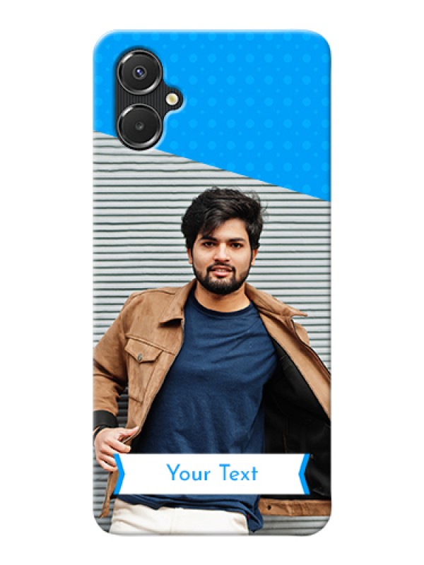 Custom Galaxy A06 Custom Hard Phone Case - Simple Blue Color Design