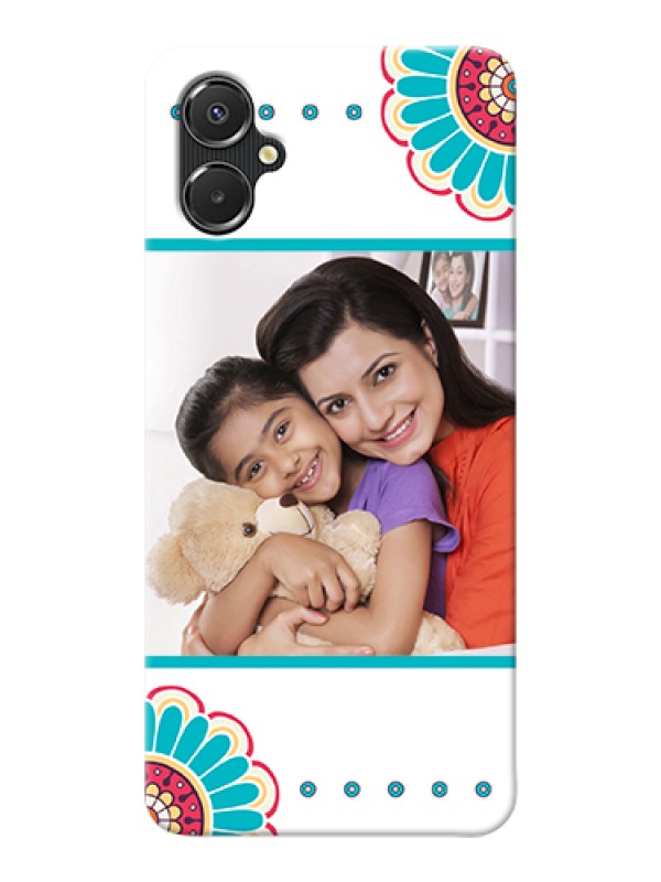 Custom Galaxy A06 Custom Hard Phone Case - Flower Design