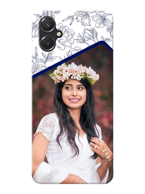 Custom Galaxy A06 Custom Hard Phone Case - Classy Floral Design
