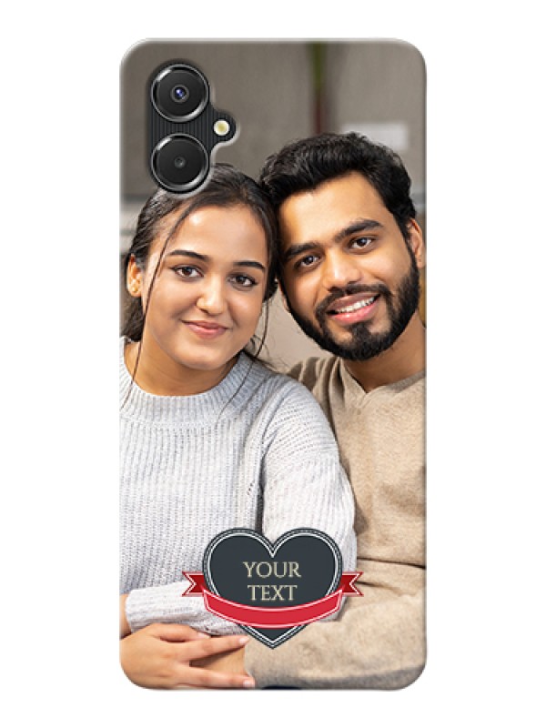 Custom Galaxy A06 Custom Hard Phone Case - Just Married Couple Design