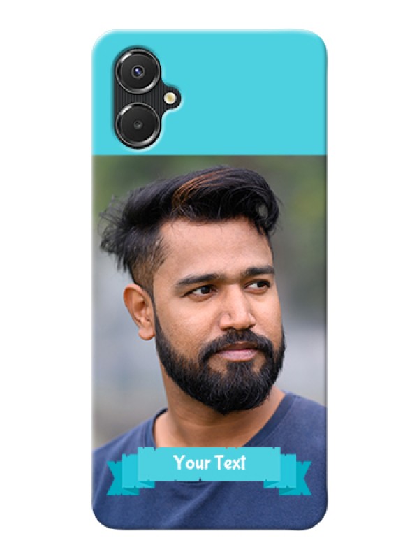 Custom Galaxy A06 Custom Hard Phone Case - Blue Color Design