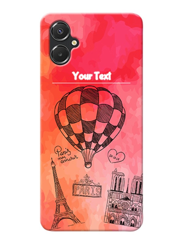 Custom Galaxy A06 Custom Hard Phone Case - Paris Theme Design
