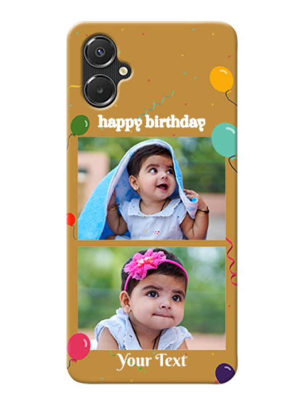 Custom Galaxy A06 Custom Hard Phone Case - Image Holder With Birthday Celebrations Design