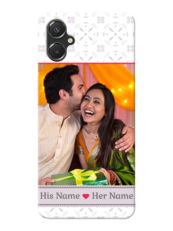 Custom Galaxy A06 Custom Hard Phone Case - With Photo And Ethnic Design