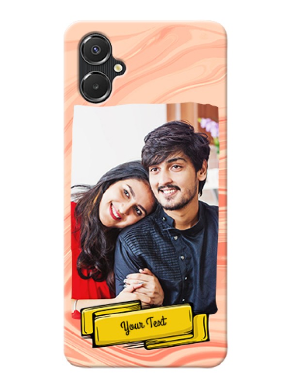 Custom Galaxy A06 Custom Hard Phone Case - Marble Texture Design