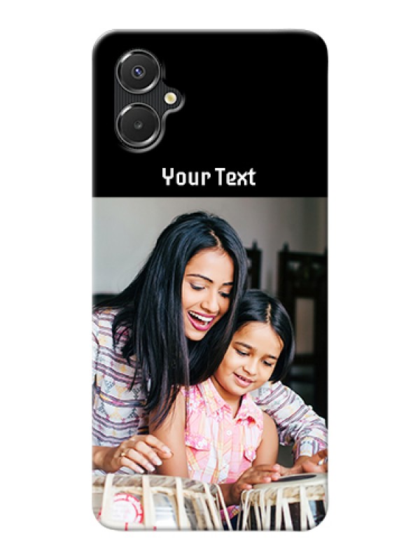 Custom Galaxy A06 Custom Hard Phone Case - Photo With Name Design