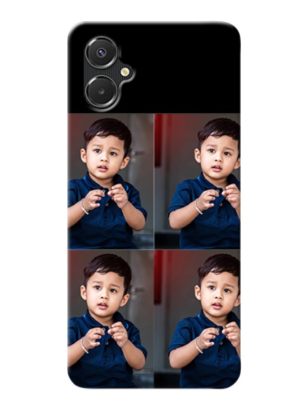 Custom Galaxy A06 Custom Hard Phone Case - 4 Image Holder Design