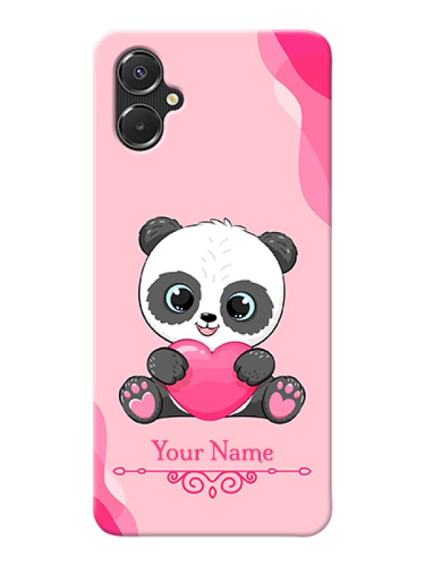 Custom Galaxy A06 Custom Hard Phone Case - Cute Panda Design